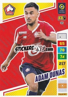 Cromo Adam Ounas - Ligue 1 2023-2024. Adrenalyn XL
 n. 95 - Panini