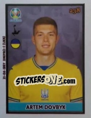Figurina Dovbyk - Euro 2020
 n. 238 - BOYCOL
