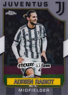 Cromo Adrien Rabiot - Juventus Chrome 2022-2023
 n. 36 - Topps