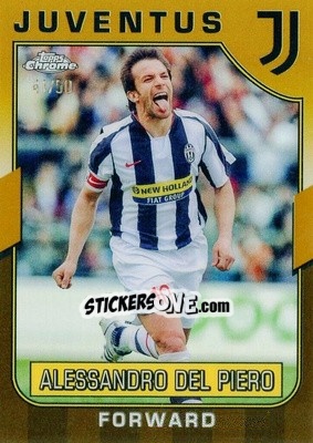 Cromo Alessandro Del Piero - Juventus Chrome 2022-2023
 n. 70g - Topps
