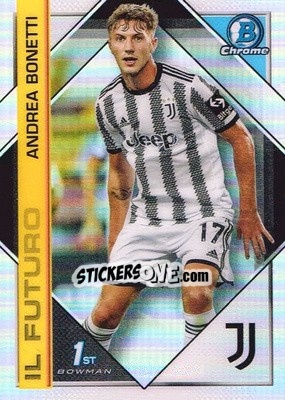 Figurina Andrea Bonetti - Juventus Chrome 2022-2023
 n. PP1 - Topps
