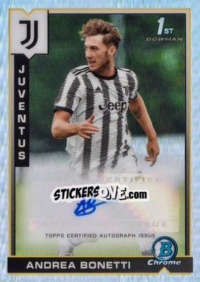 Cromo Andrea Bonetti - Juventus Chrome 2022-2023
 n. BC-AB - Topps
