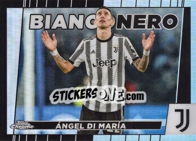 Figurina Angel Di Maria - Juventus Chrome 2022-2023
 n. BI6 - Topps