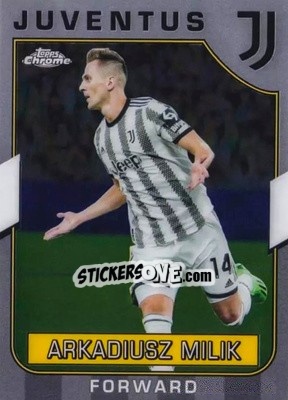 Figurina Arkadiusz Milik - Juventus Chrome 2022-2023
 n. 40 - Topps