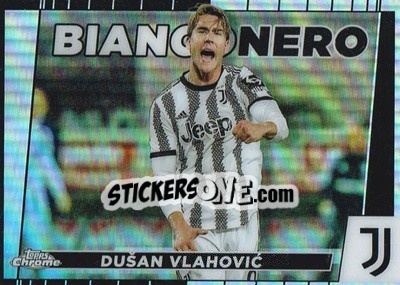 Figurina Dusan Vlahovic - Juventus Chrome 2022-2023
 n. BI4 - Topps