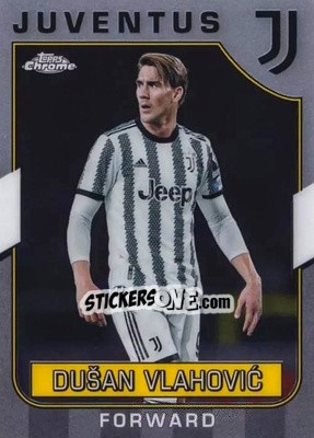 Figurina Dusan Vlahovic - Juventus Chrome 2022-2023
 n. 46 - Topps