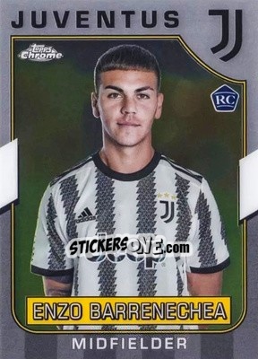 Cromo Enzo Barrenechea - Juventus Chrome 2022-2023
 n. 26 - Topps