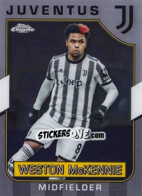 Cromo Weston Mckennie - Juventus Chrome 2022-2023
 n. 54 - Topps