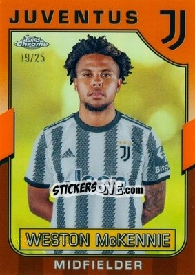 Cromo Weston Mckennie - Juventus Chrome 2022-2023
 n. 54O - Topps