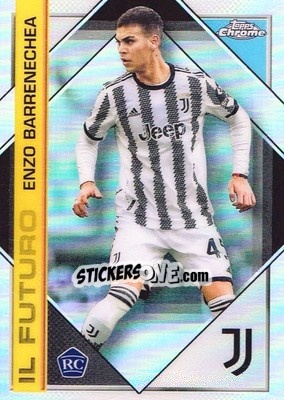 Sticker Enzo Barrenechea - Juventus Chrome 2022-2023
 n. PP8 - Topps