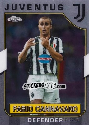 Cromo Fabio Cannavaro - Juventus Chrome 2022-2023
 n. 75 - Topps