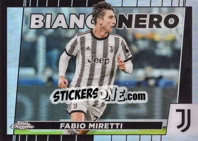 Figurina Fabio Miretti - Juventus Chrome 2022-2023
 n. BI2 - Topps