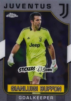Figurina Gianluigi Buffon - Juventus Chrome 2022-2023
 n. 67 - Topps