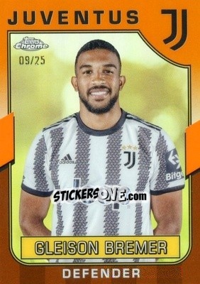 Cromo Gleison Bremer - Juventus Chrome 2022-2023
 n. 21o - Topps