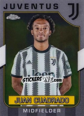 Sticker Juan Cuadrado - Juventus Chrome 2022-2023
 n. 4 - Topps