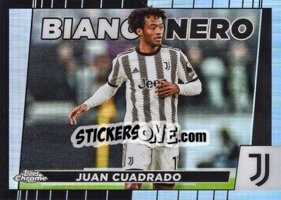 Sticker Juan Cuadrado - Juventus Chrome 2022-2023
 n. BI5 - Topps