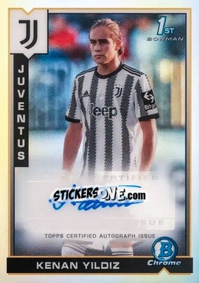 Cromo Kenan Yildiz - Juventus Chrome 2022-2023
 n. BC-KY - Topps