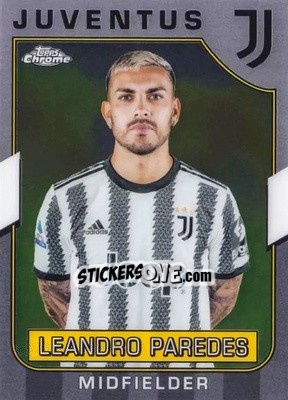 Cromo Leandro Paredes - Juventus Chrome 2022-2023
 n. 27 - Topps