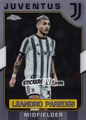 Cromo Leandro Paredes - Juventus Chrome 2022-2023
 n. 55 - Topps
