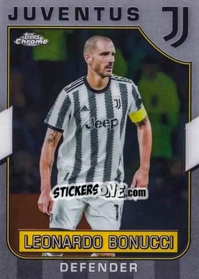 Sticker Leonardo Bonucci - Juventus Chrome 2022-2023
 n. 30 - Topps