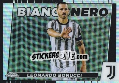 Sticker Leonardo Bonucci - Juventus Chrome 2022-2023
 n. BI1 - Topps