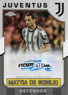 Cromo Mattia De Sciglio - Juventus Chrome 2022-2023
 n. FT-MD - Topps