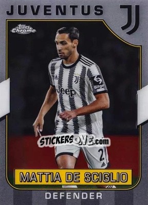 Cromo Mattia De Sciglio - Juventus Chrome 2022-2023
 n. 50 - Topps