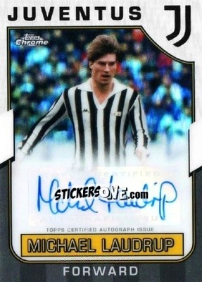 Figurina Michael Laudrup - Juventus Chrome 2022-2023
 n. LE-ML - Topps