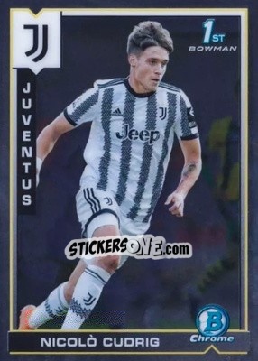 Figurina Nicolo Cudrig - Juventus Chrome 2022-2023
 n. 58 - Topps