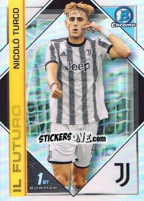 Cromo Nicolo Turco - Juventus Chrome 2022-2023
 n. PP7 - Topps