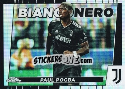 Figurina Paul Pogba - Juventus Chrome 2022-2023
 n. BI10 - Topps