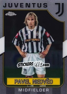 Cromo Pavel Nedved - Juventus Chrome 2022-2023
 n. 68 - Topps