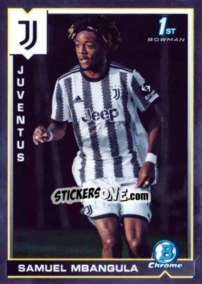 Figurina Samuel Mbangula - Juventus Chrome 2022-2023
 n. 64 - Topps