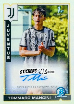 Figurina Tommaso Mancini - Juventus Chrome 2022-2023
 n. BC-TM - Topps