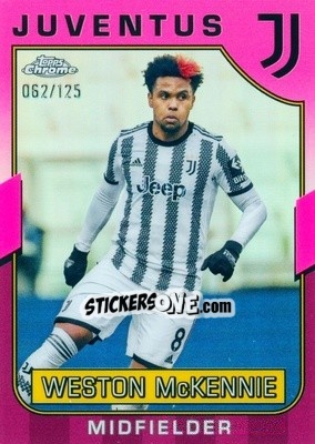 Cromo Weston McKennie - Juventus Chrome 2022-2023
 n. 25pi - Topps