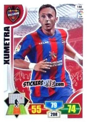 Figurina Xumetra - Liga BBVA 2013-2014. Adrenalyn XL n. 188 - Panini