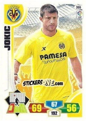 Figurina Jokic - Liga BBVA 2013-2014. Adrenalyn XL n. 355 - Panini