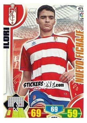 Cromo Llori - Liga BBVA 2013-2014. Adrenalyn XL n. 471 - Panini