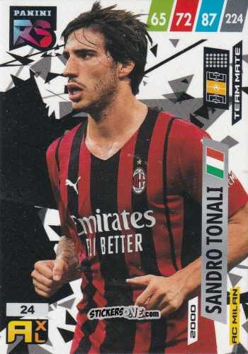 Sticker Sandro Tonali - Fifa 365 2022 - Rising Stars n. 24 - Panini
