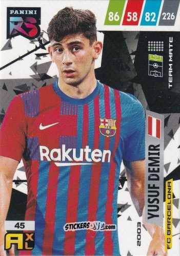 Cromo Yusuf Demir - Fifa 365 2022 - Rising Stars n. 45 - Panini
