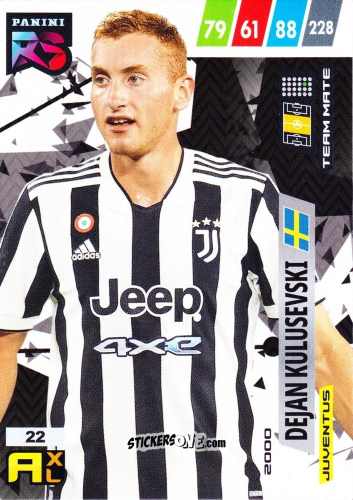 Cromo Dejan Kulusevski - Fifa 365 2022 - Rising Stars n. 22 - Panini