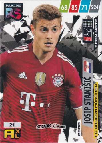 Figurina Josip Stanišic - Fifa 365 2022 - Rising Stars n. 21 - Panini
