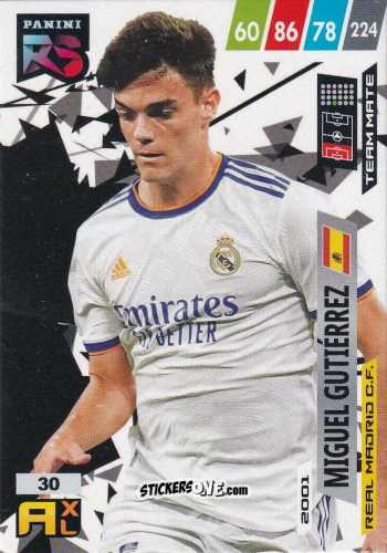 Figurina Miguel Gutierrez - Fifa 365 2022 - Rising Stars n. 30 - Panini
