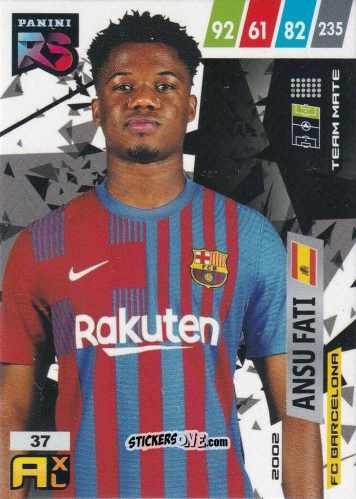 Figurina Ansu Fati - Fifa 365 2022 - Rising Stars n. 37 - Panini