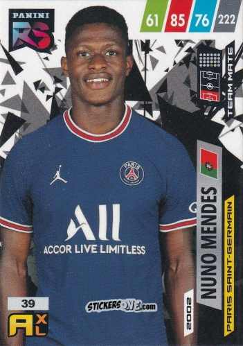 Sticker Nuno Mendes - Fifa 365 2022 - Rising Stars n. 39 - Panini