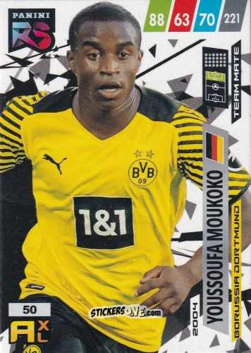 Cromo Youssoufa Moukoko - Fifa 365 2022 - Rising Stars n. 50 - Panini