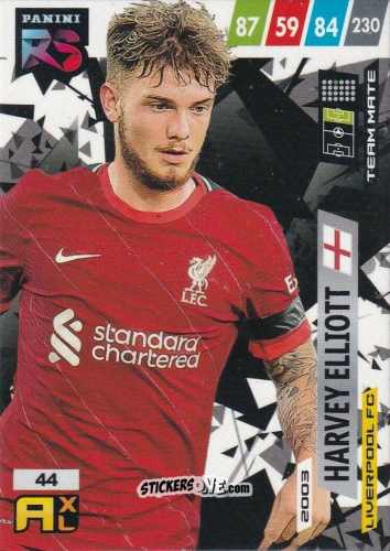 Cromo Harvey Elliott - Fifa 365 2022 - Rising Stars n. 44 - Panini
