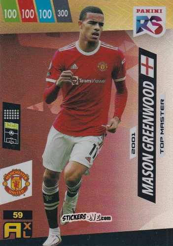Figurina Mason Greenwood - Fifa 365 2022 - Rising Stars n. 59 - Panini