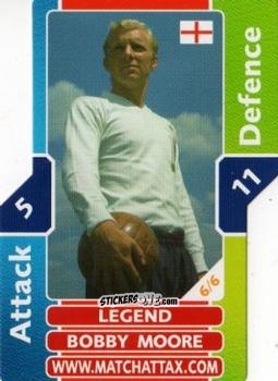 Sticker Bobby Moore - World Cup Match Attax 2006 n. L6 - Topps