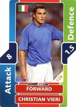 Figurina Christian Vieri - World Cup Match Attax 2006 n. 129 - Topps